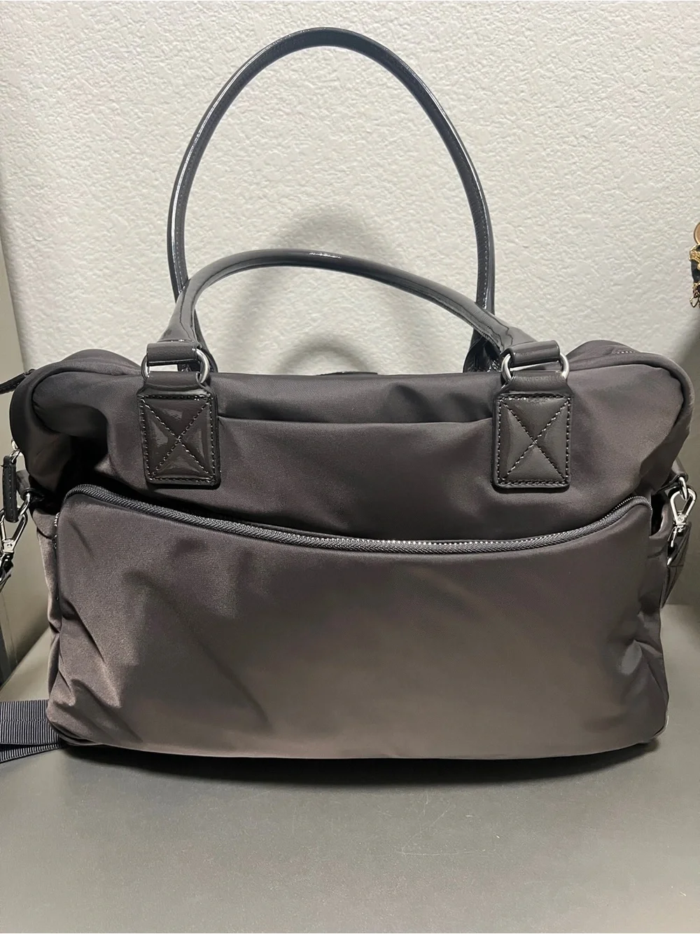 NWT MZ Wallace Large Gramercy Satchel in Magnet Air